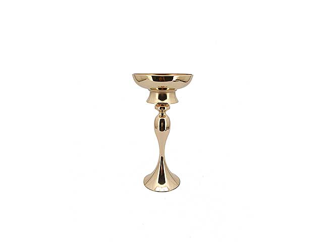 ALZATA C/COPPA D25xH50cm ORO AR0507.01 ALZATA C/COPPA D25xH50cm ORO AR0507.01