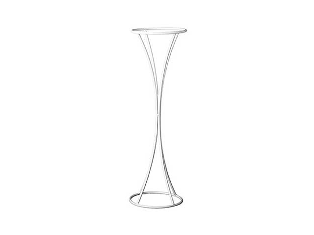 STRUTTURA CIRCOLARE D25xH78cm BIANCA AR0996W