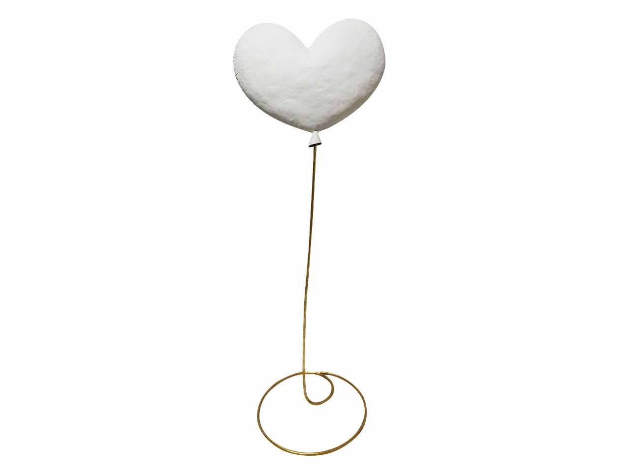 PALLONCINO CUORE 3D H170cm BIANCO E0113.77W