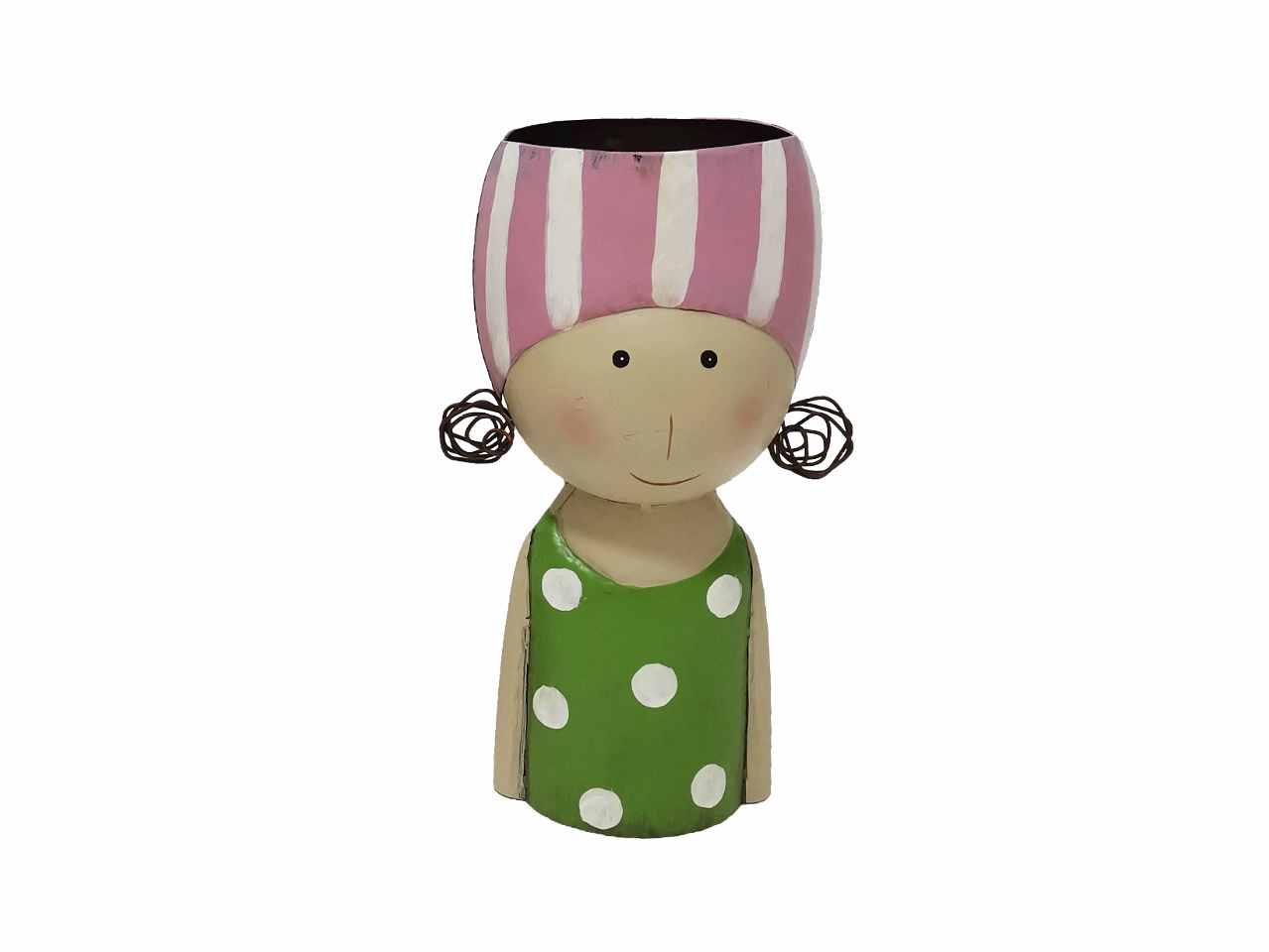 VASO TESTA BAMBINA VEST.POIS H30cmE0575.71