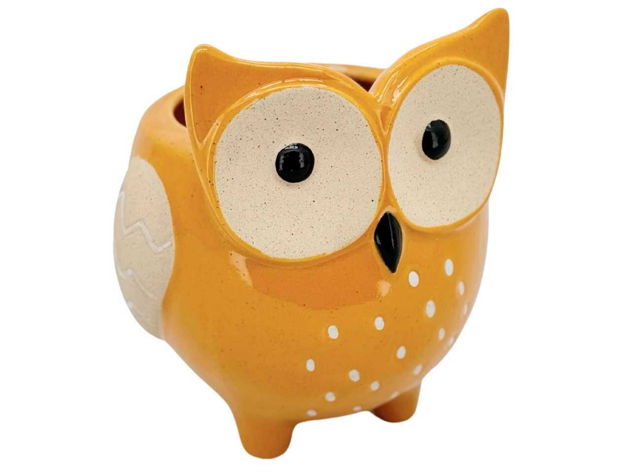 VASO GUFO CER.16,5X15,2 X19 ARAN. 53092 VASO GUFO CER.16,5X15,2 X19 ARAN. 53092