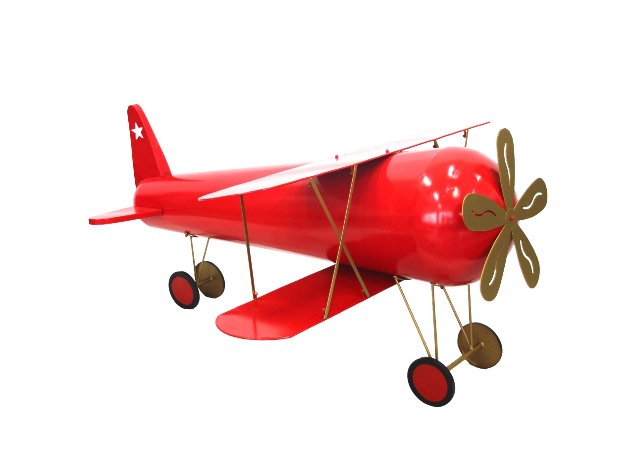 AEREO 154X126X77CM ROSSO/ORO E0580.72R