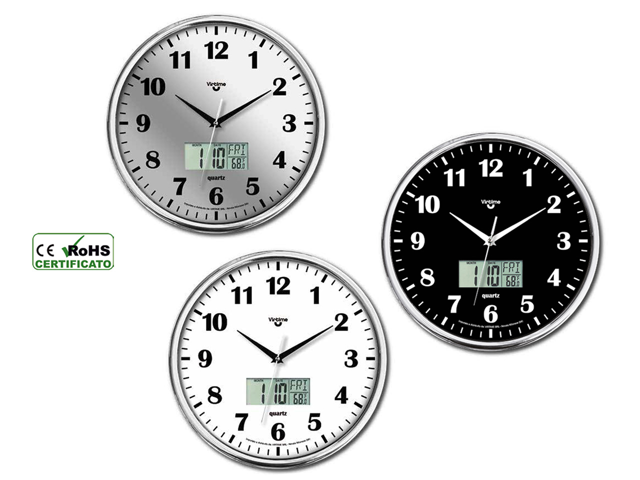 OROLOGIO DA PARETE CASSA IN ABS 1823/20