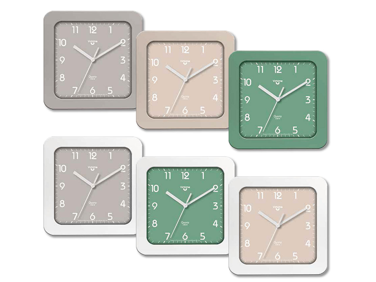 OROLOGIO DA PARETE 23X23X4CM 1853/10