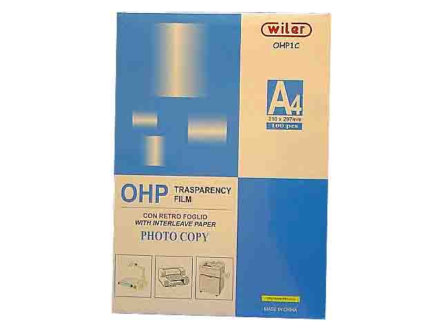 FILM X FOTOCOPIATRICE 100FG. OHP1C FILM X FOTOCOPIATRICE 100FG. OHP1C