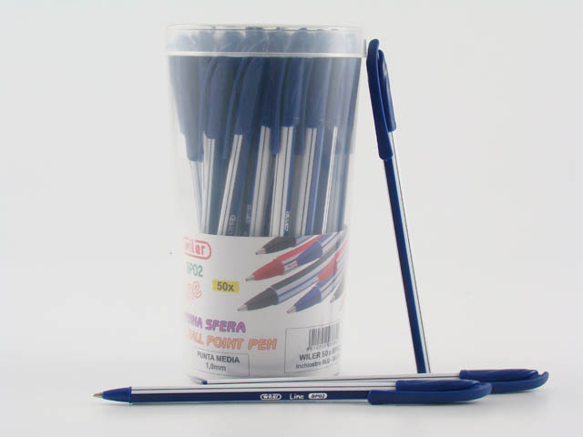 PENNA A SFERA LINE 1,0mm.BLU 50pzBP02B