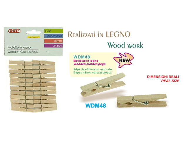 MOLLETTE LEGNO 24pz 48mm WDM48