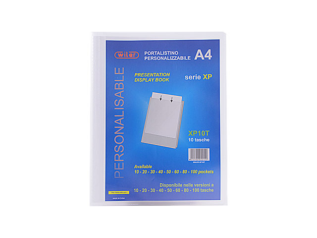 P.LISTINO A4 10 TASCHE TRASPARENTE XP10 P.LISTINO A4 10 TASCHE TRASPARENTE XP10
