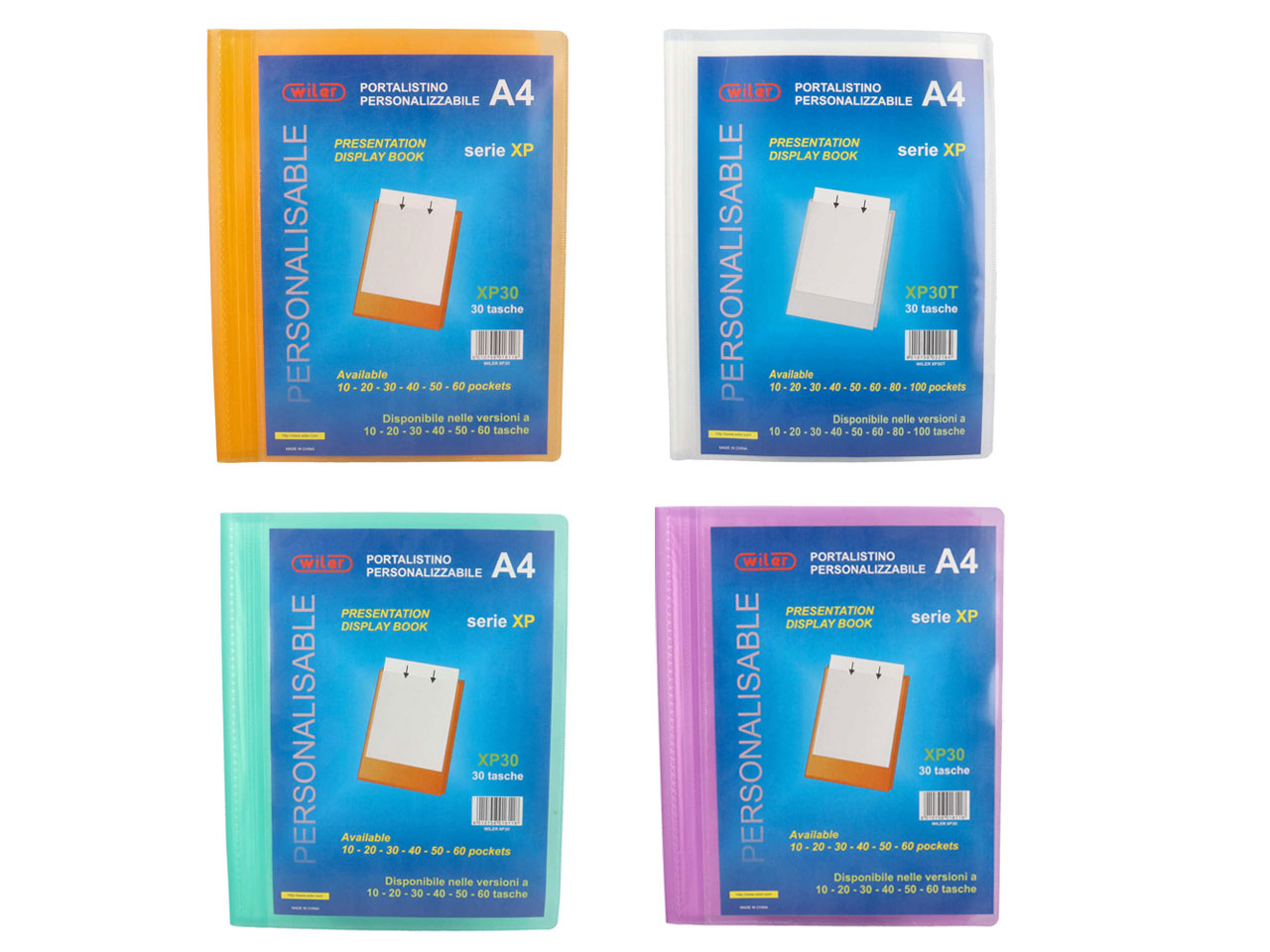 P.LISTINO A4 30 TASCHE TRASPARENTE XP30 P.LISTINO A4 30 TASCHE TRASPARENTE XP30