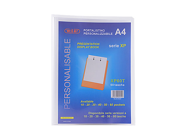 P.LISTINO A4 60 TASCHE TRASPARENTE XP60 P.LISTINO A4 60 TASCHE TRASPARENTE XP60