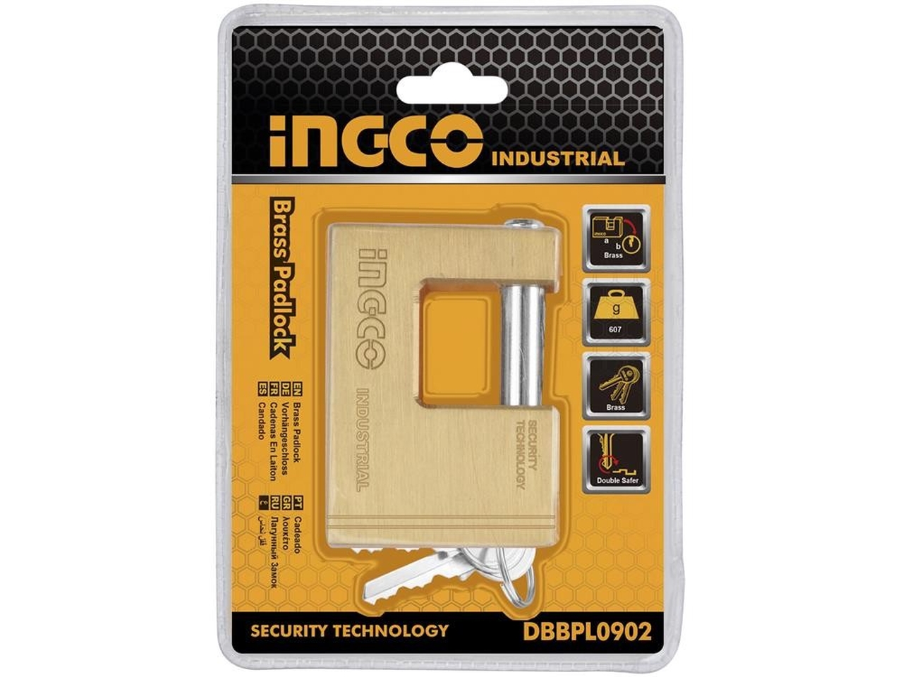 LUCCHETTO RETTANGOLARE 70MM DBBPL0702