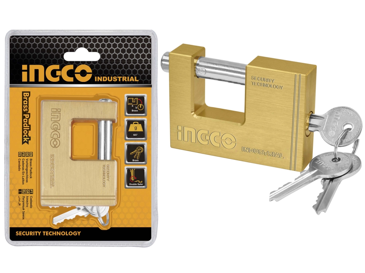 LUCCHETTO RETTANGOLARE 80MM DBBPL0802