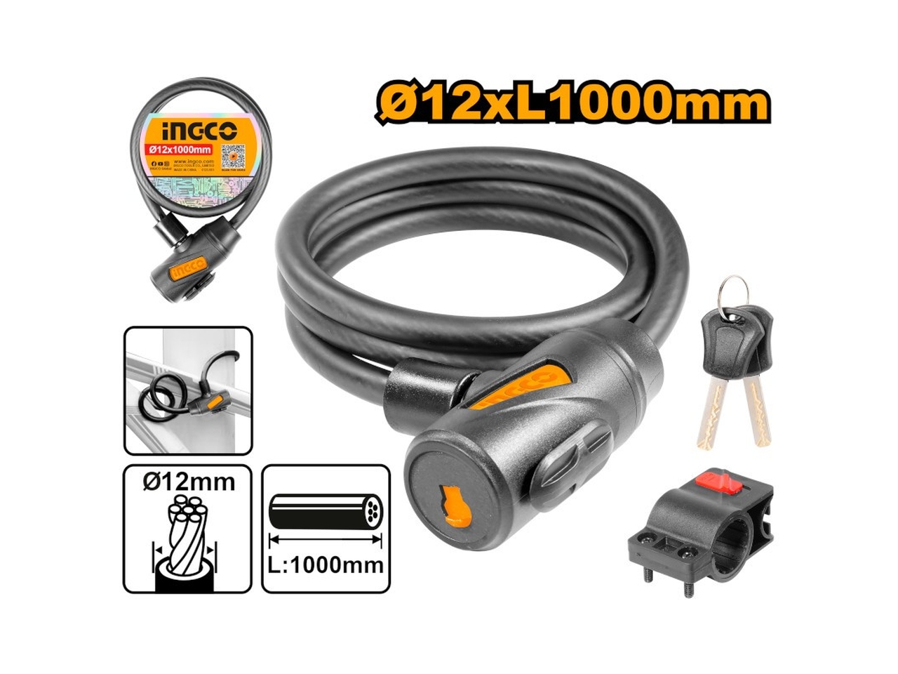 CAVO ANTIFURTO 1,2X100 LUCCHE. DBK11210