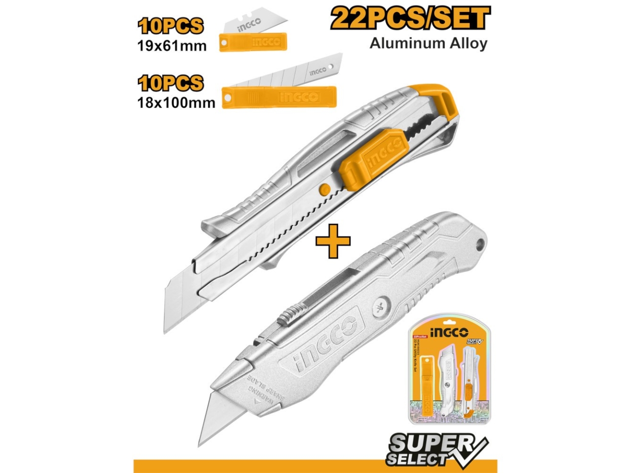 CUTTER + LAME RICARICA 2PZ HUK180225