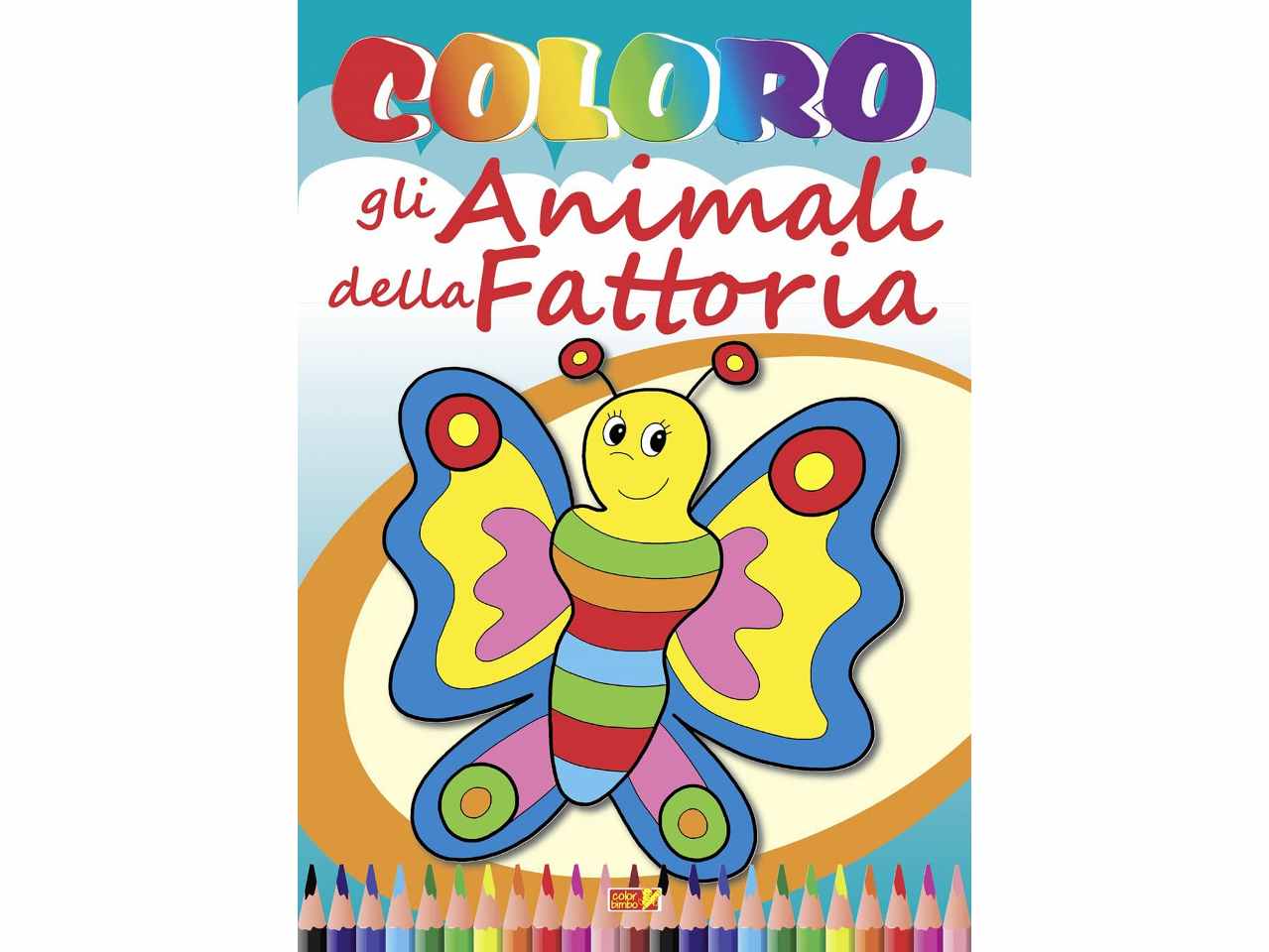 LIBRO COLORA GLI ANIMALI DELLA FATTORIA