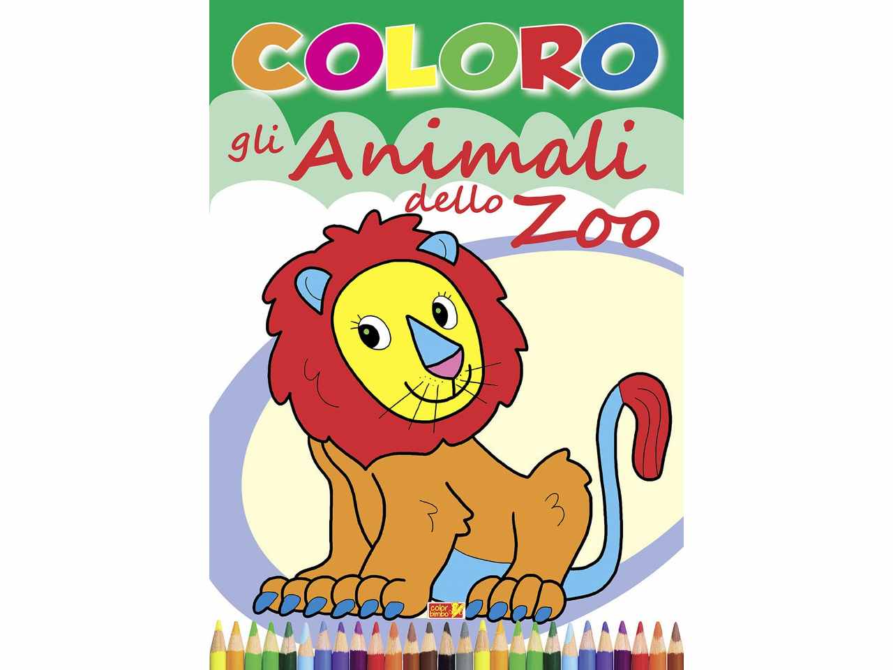 LIBRO COLORA GLI ANIMALI DELLO ZOO