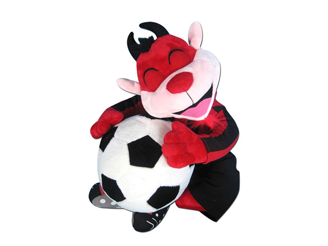 PELUCHE ROSSO/NERO    033284 $