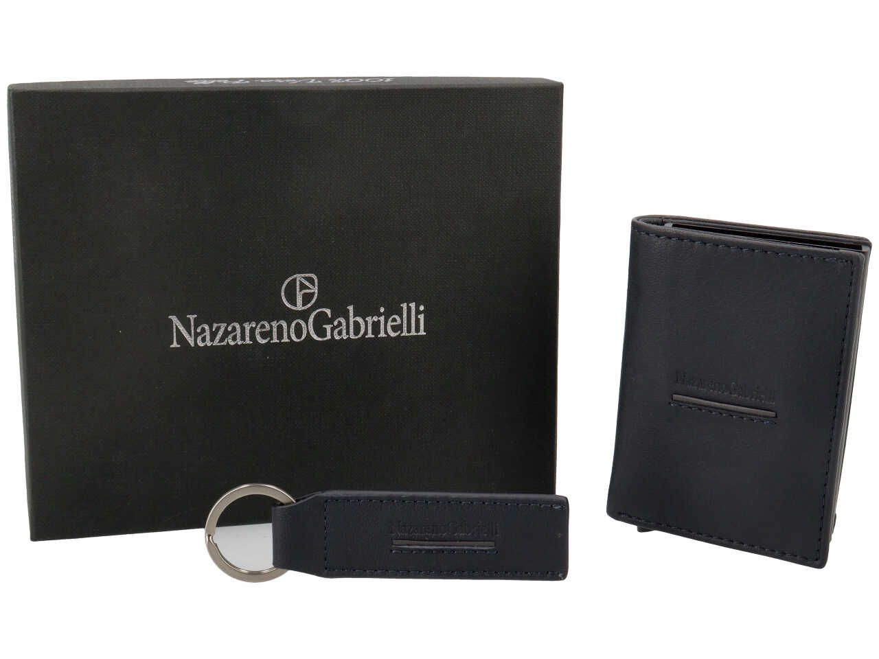 PORTAFOGLIO+PORTACARTE BLU PDK446-82/P