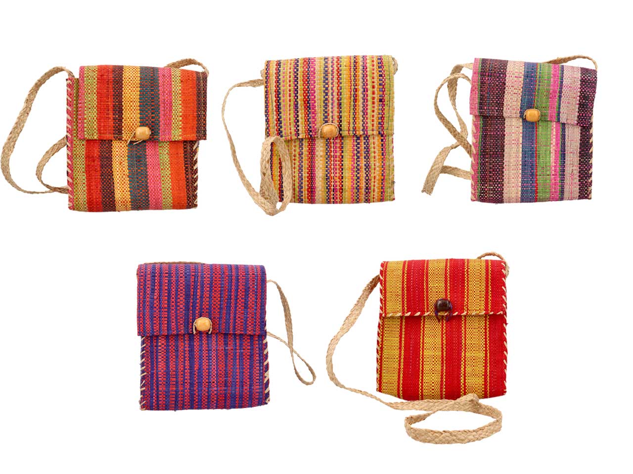 BORSA IN RAFIA A SPALLA QUANDRAT 321023
