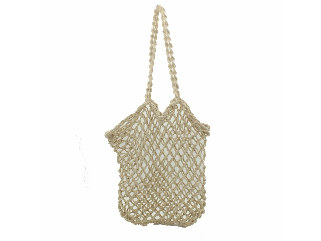 BORSA MACRAME 44X30CM BEIGE 252918-03 BORSA MACRAME 44X30CM BEIGE 252918-03