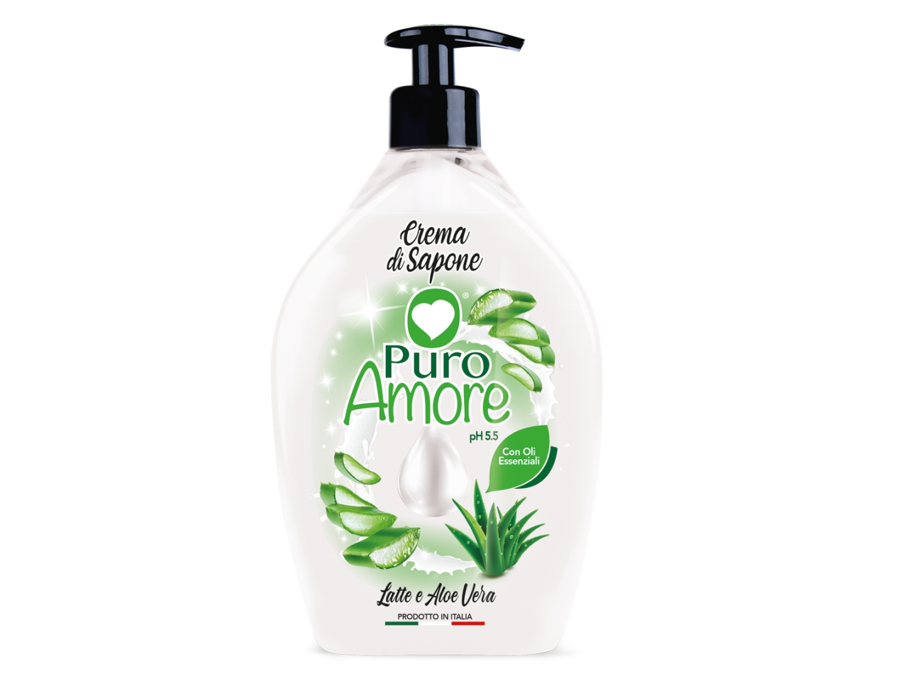 PURO AMORE SAP.LIQ.750ML LATTE/ALOE $