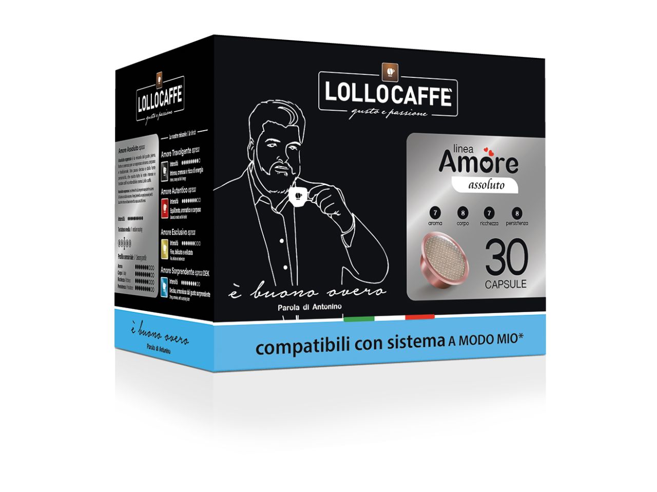 LOLLOCAFFE’ LINEA ASSOLUTO 30 CAPSULE LOLLOCAFFE’ LINEA ASSOLUTO 30 CAPSULE