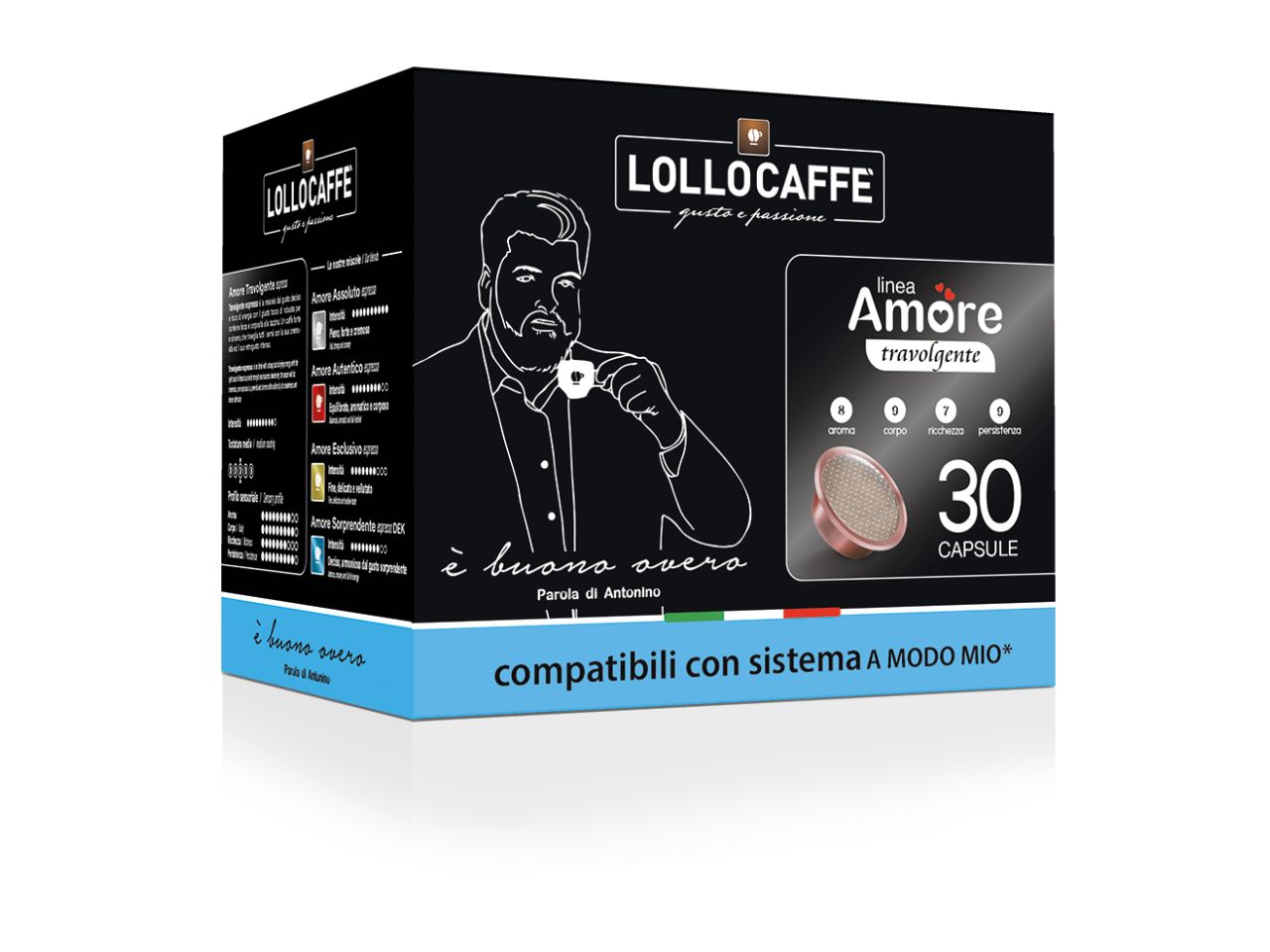 LOLLOCAFFE’ LINEA TRAVOLGENTE 30 CAPSU LOLLOCAFFE’ LINEA TRAVOLGENTE 30 CAPSU
