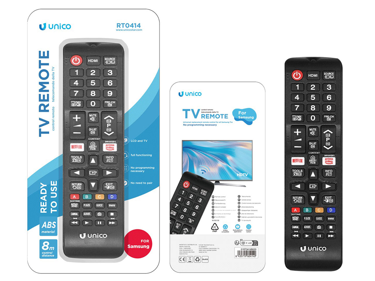 TELECOMANDO TV SAMSUNG RT0414 NERO