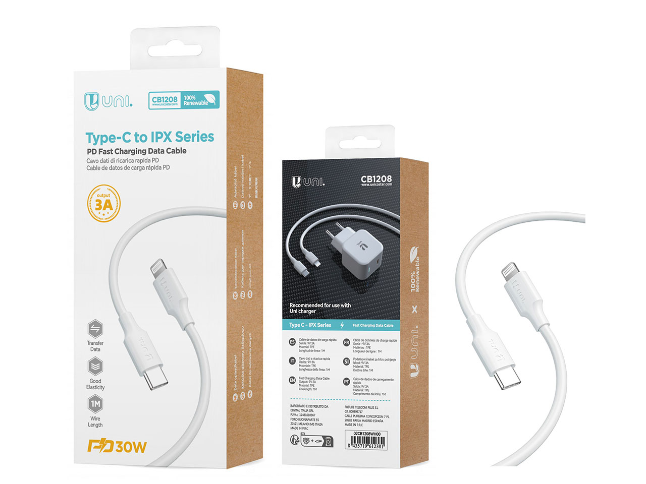 CAVO DATI BIANCO 1MT CAVO DATI BIANCO 1MT