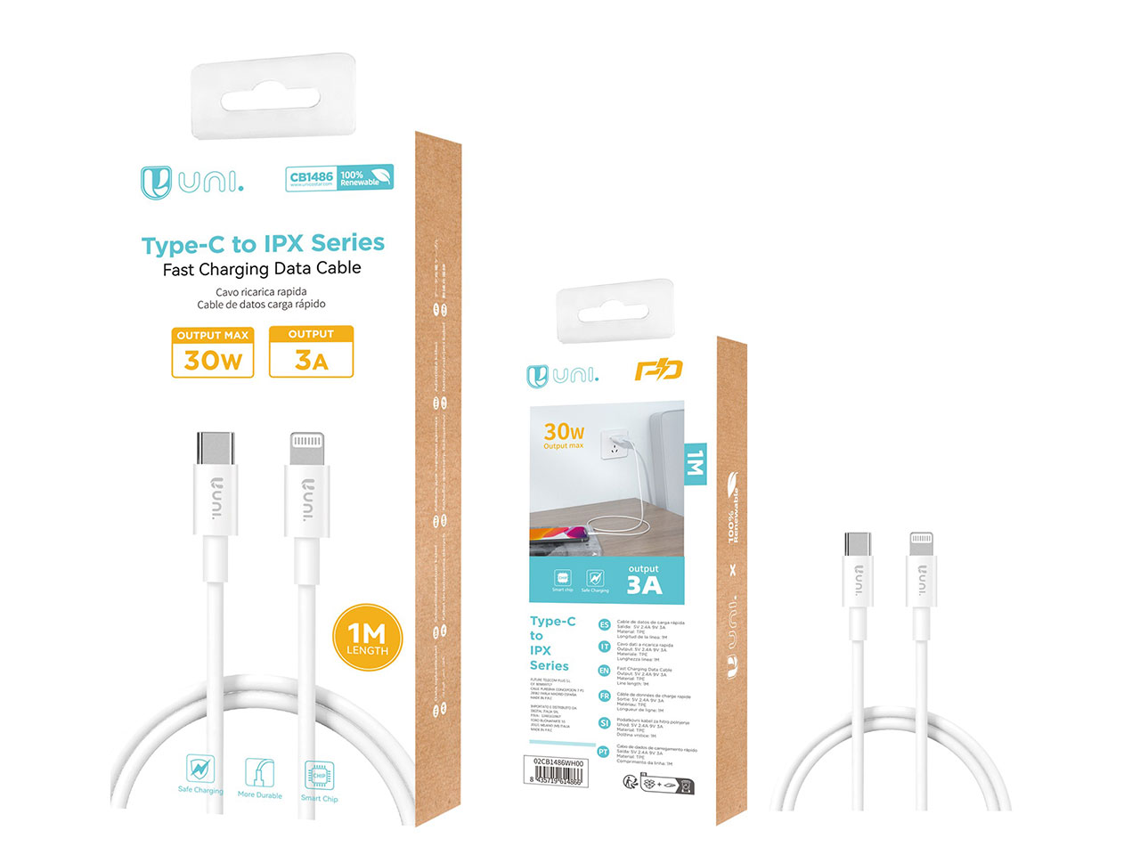 CAVO RICA. RAPIDA UNI-C A L BIANCO 1MT CAVO RICA. RAPIDA UNI-C A L BIANCO 1MT