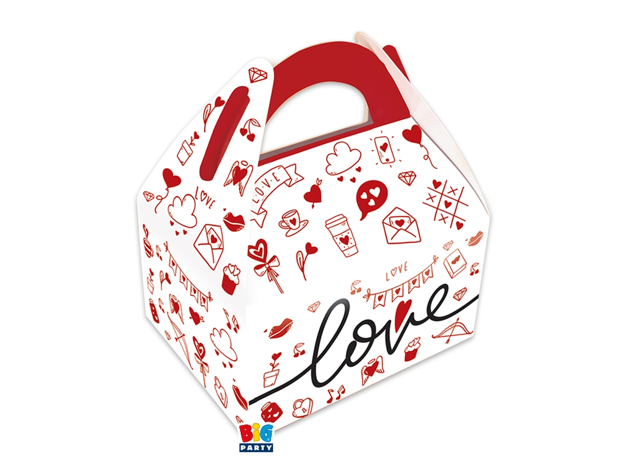 LOVE HAPPY BOX 15X18X11 6PZ 75618