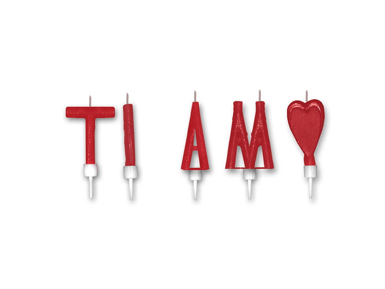 TI AMO SET CANDELINE SLIM 6CM 73122