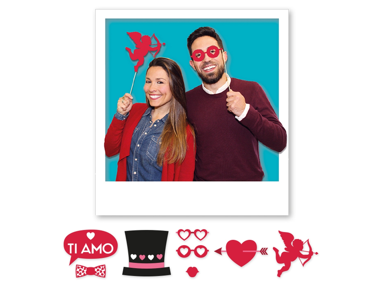 PASSION MAXI PHOTO BOOTH 20CM 8PZ 81460