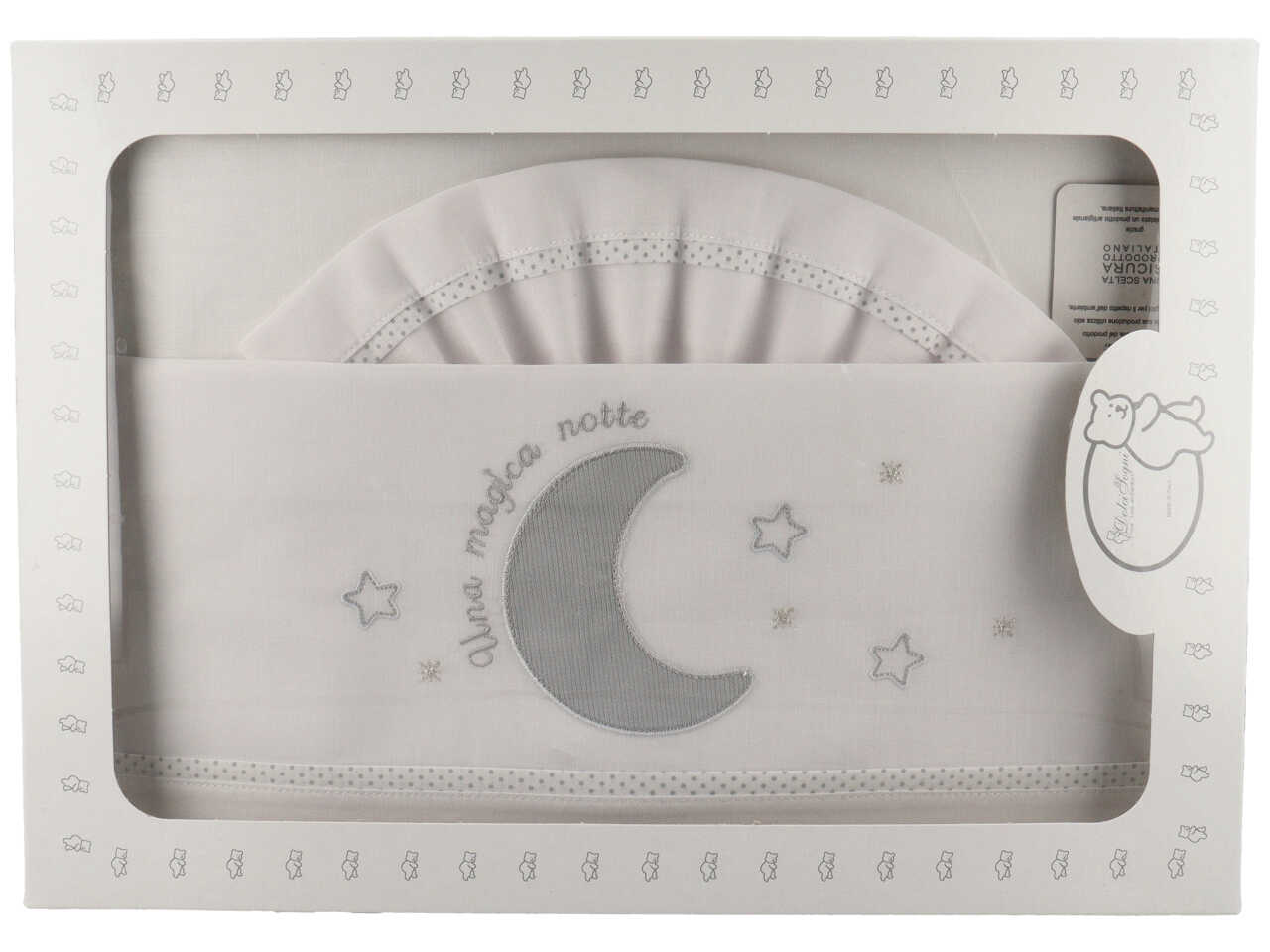 LENZUOLA CULLA RIC.GRIGIO SLC6030-003