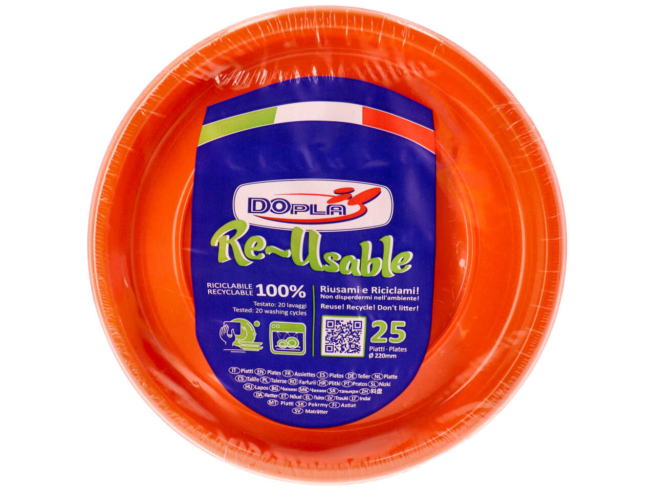 ARANCIONE PIATTO PIANO D22cm 25pz 11740$ ARANCIONE PIATTO PIANO D22cm 25pz 11740$