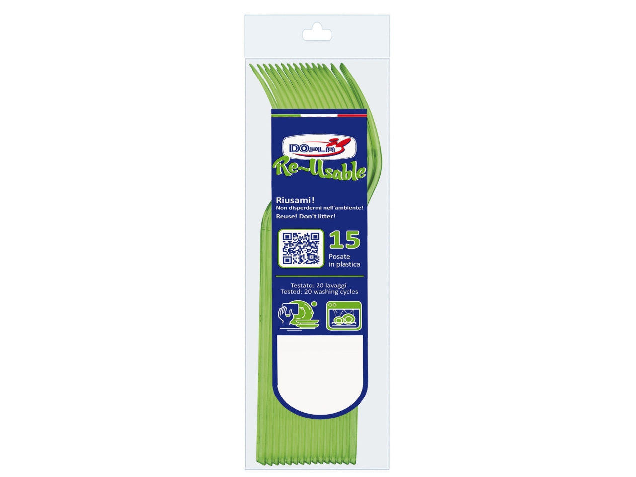 FORCHETTE COMPACT VERDE AC.15PZ 03965$ FORCHETTE COMPACT VERDE AC.15PZ 03965$