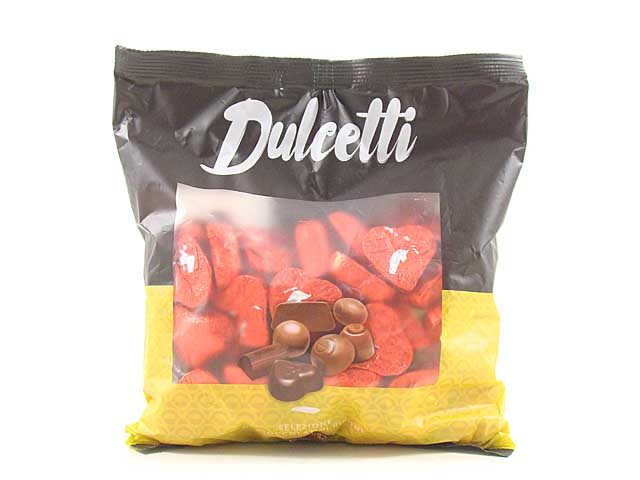 CUORI RIPIENI LATTE ROSSI 1kg CL01K/R
