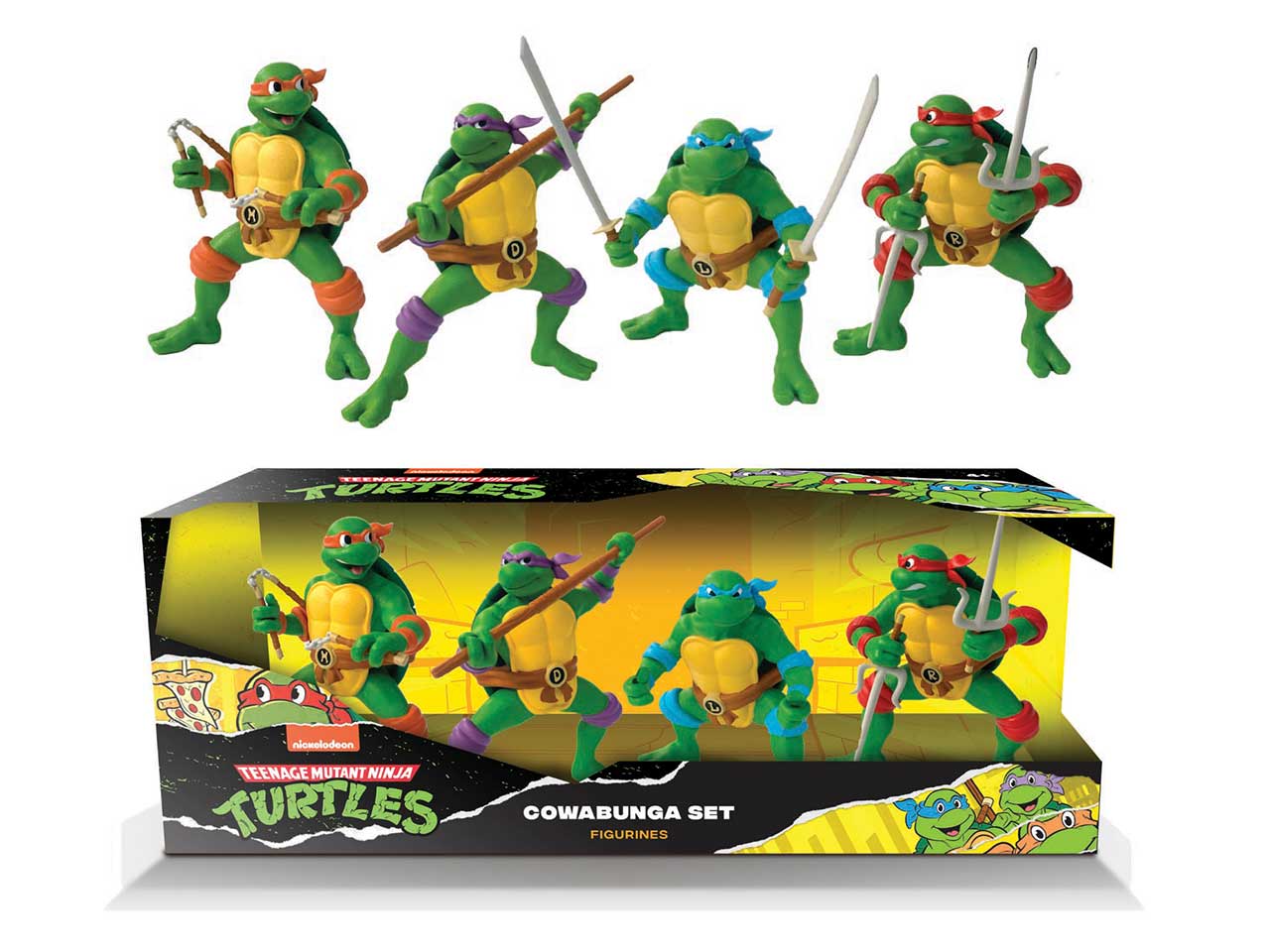 TARTARUGHE NINJA 4 PZ DIP77289