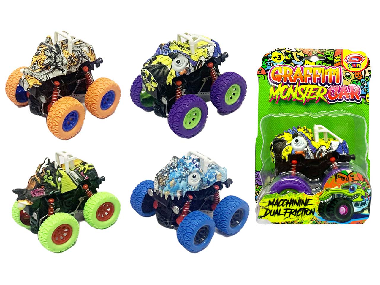 GRAFFITI MONSTER CAR DIP77097