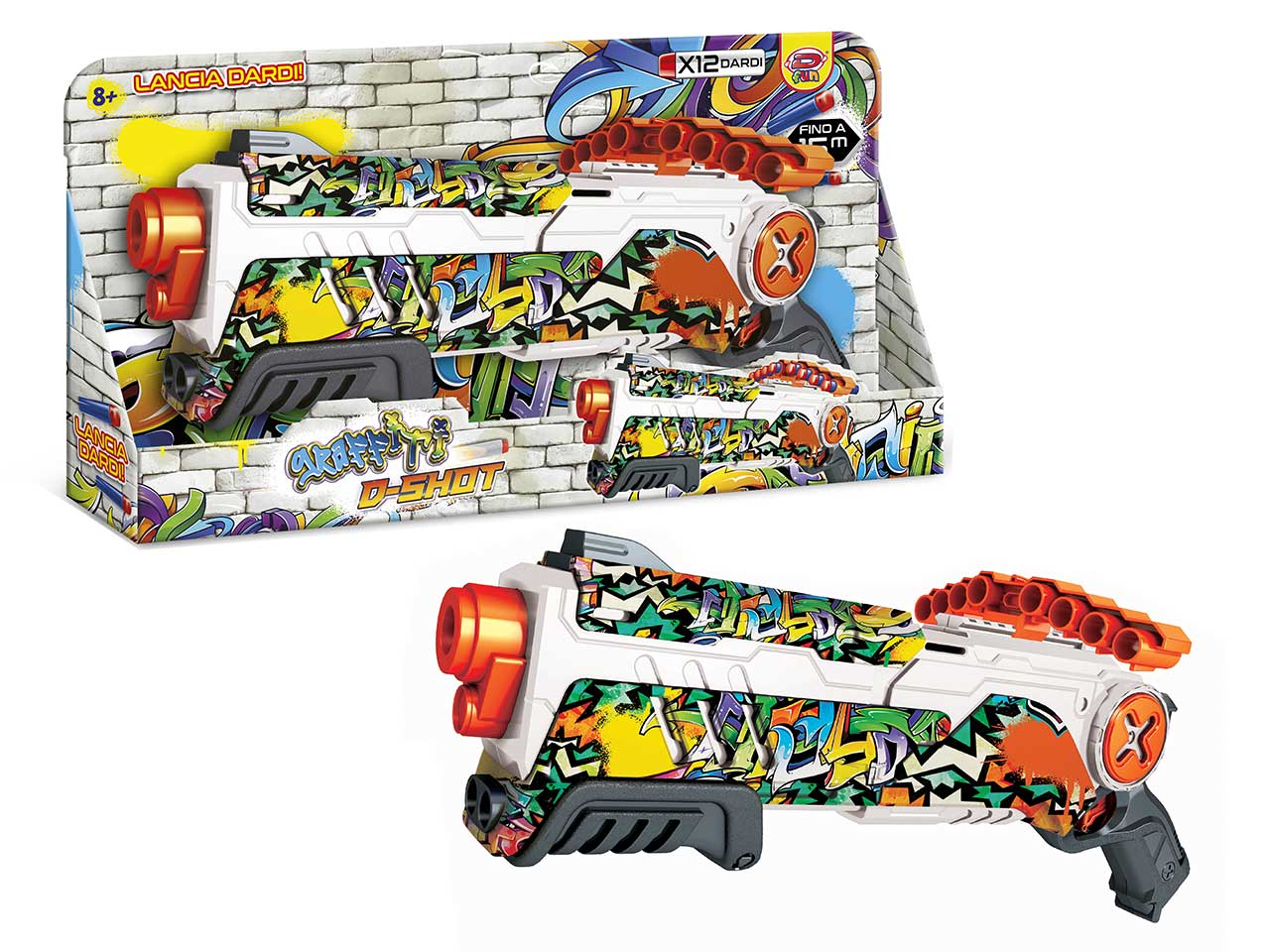 GRAFFITI DSHOT FUCILE 12 DARDI DIP77143