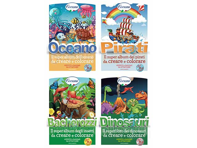 ALBUM CREA E COLORA ASS.LQ60002CC/16