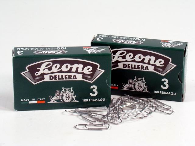 FERMAGLI LEONE ZINCATI N.3 100PZ.