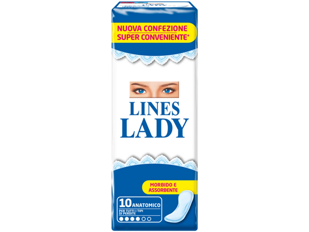 LINES LADY ANATOMICO 10PZ $ LINES LADY ANATOMICO 10PZ $