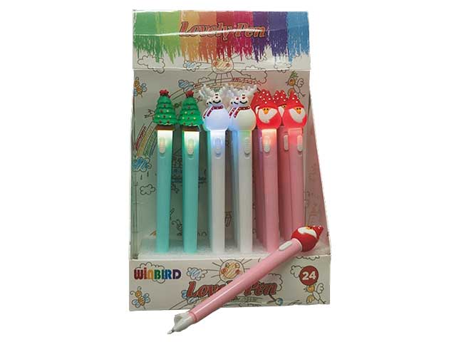 PENNA NAT. 17CM C/DECO.LUMINOSA V-54136