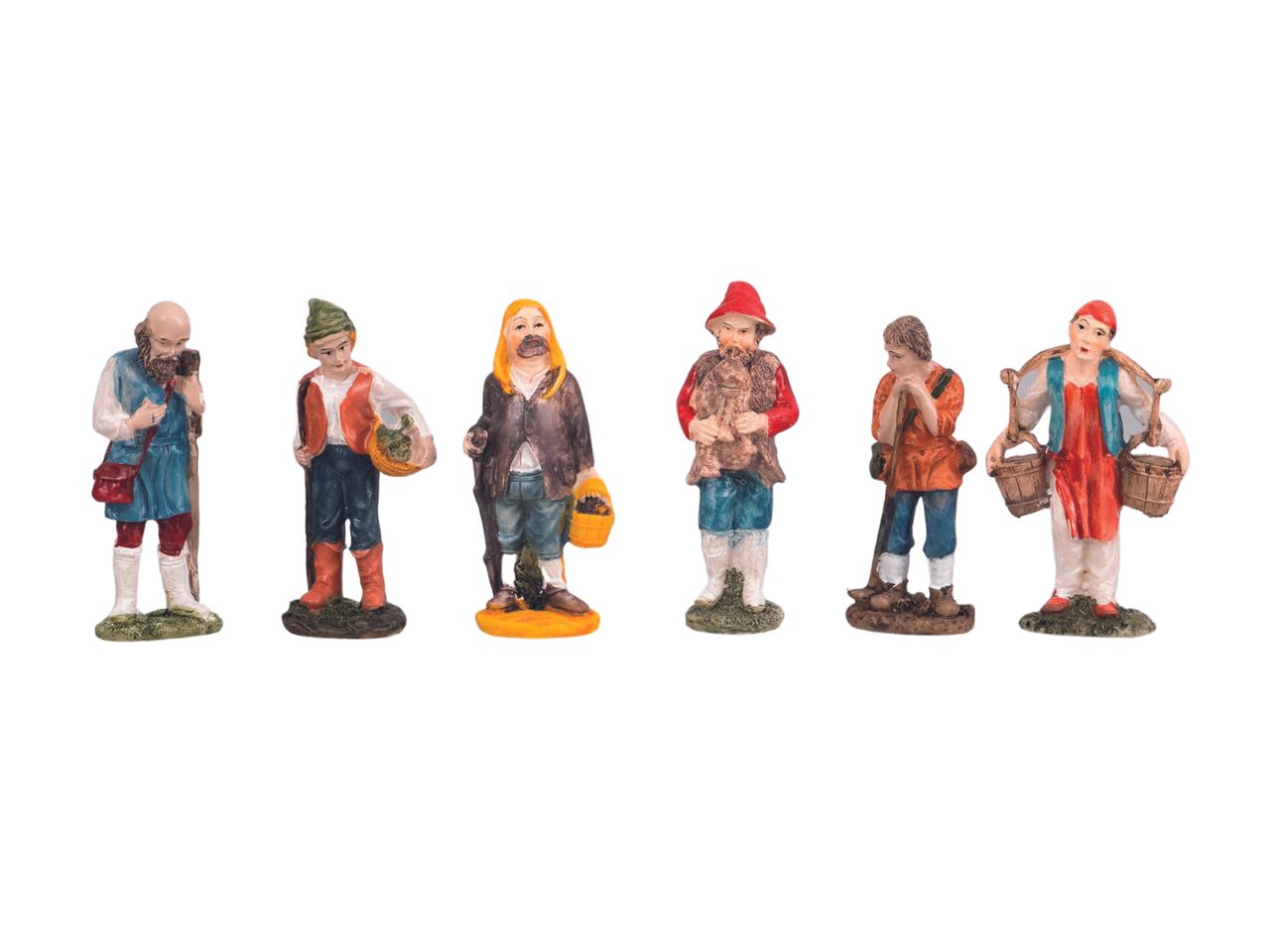 PASTORE RESINA 10CM 6 ASS PR-24434 PASTORE RESINA 10CM 6 ASS PR-24434