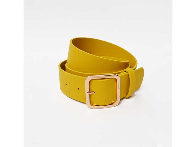 CINTURA 105CM ECOPELLE SENAPE 269731