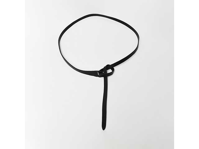 CINTURA 110CM ECOPELLE NERA CO 269743