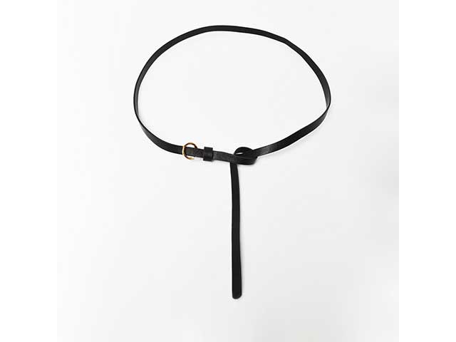 CINTURA 110CM ECOPELLE NERA CO 269747