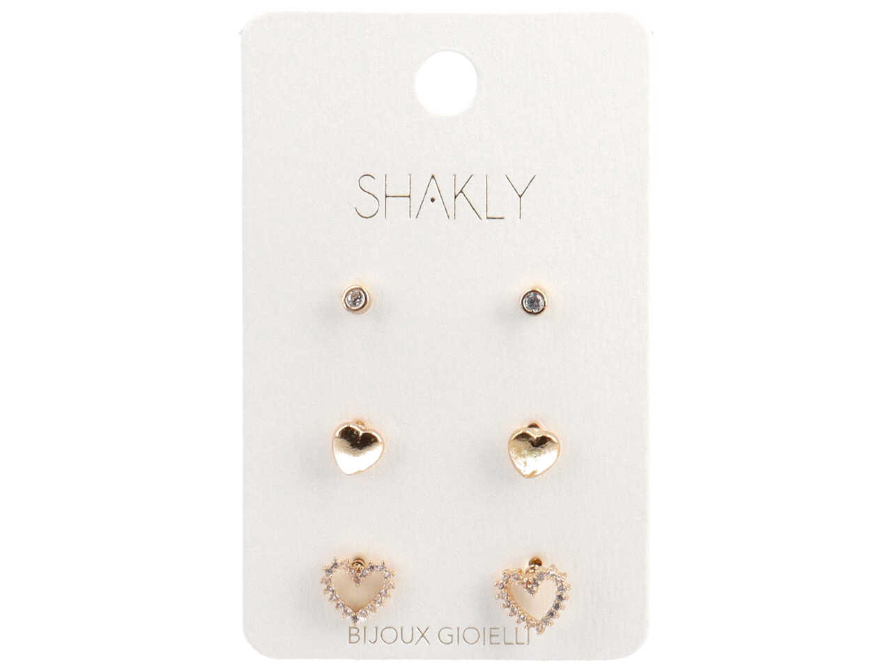 ORECCHINI MINI 3PAIA ORO 272846