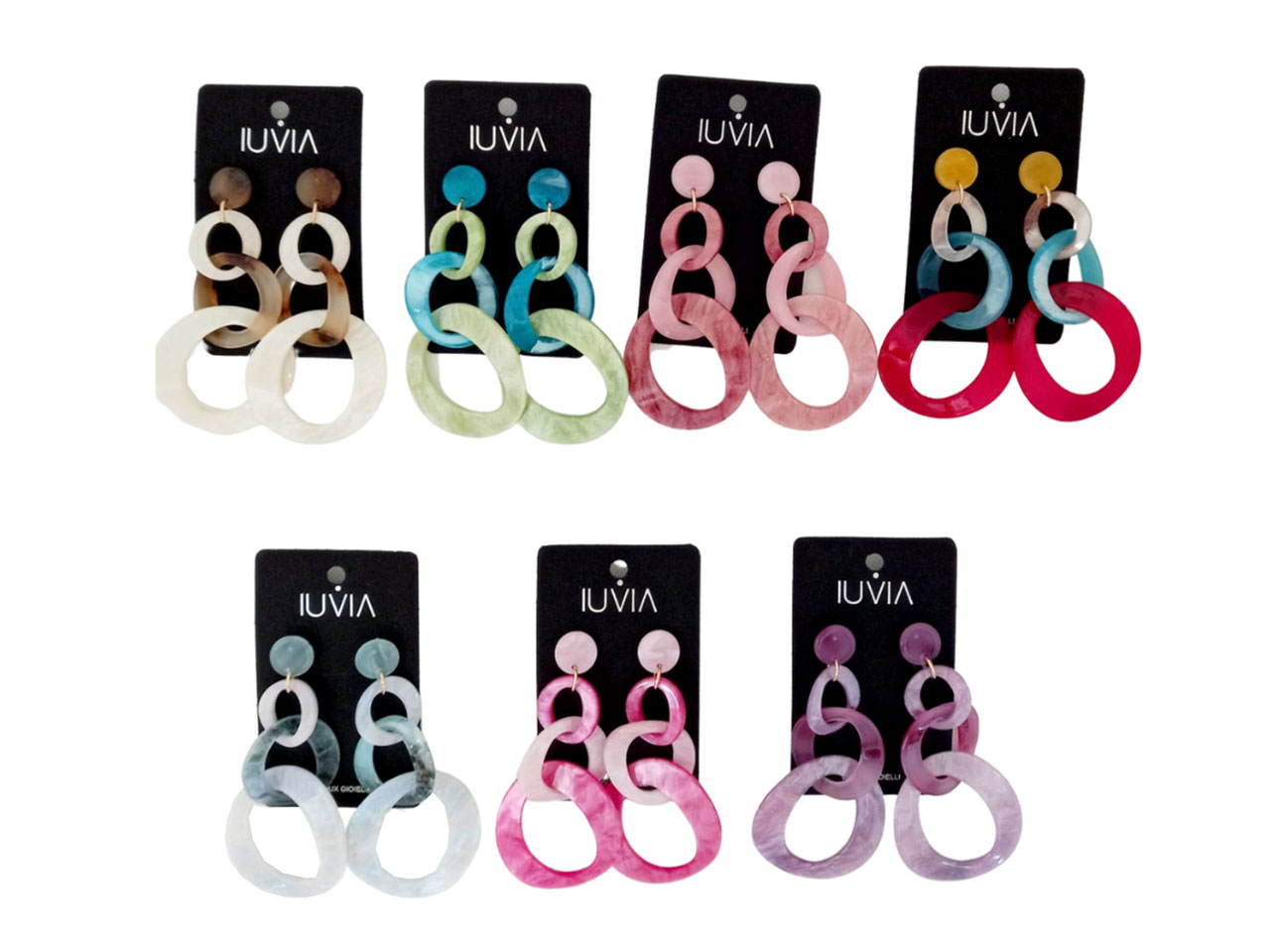 ORECCHINI CON 3 OVALI PENDENTI 276053